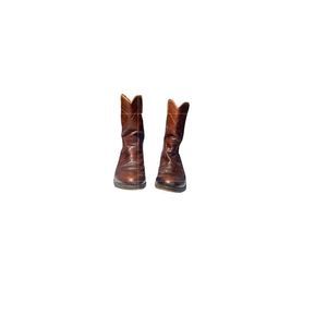 JUSTIN MEN'S MARBLED CHESTNUT ROPER BOOTS 10.5 B